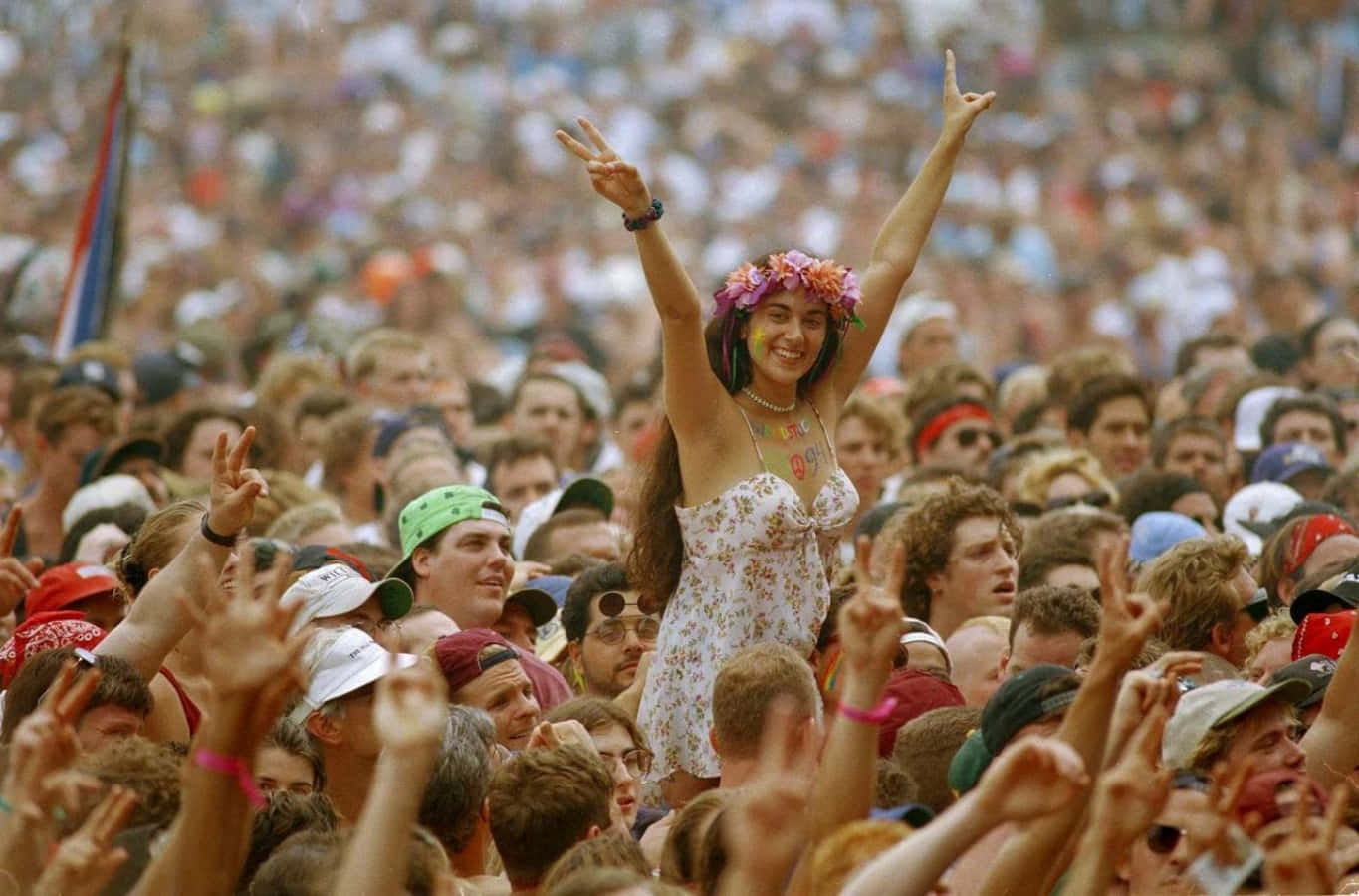 L'immagineiconica Del Festival Di Woodstock Del 1969