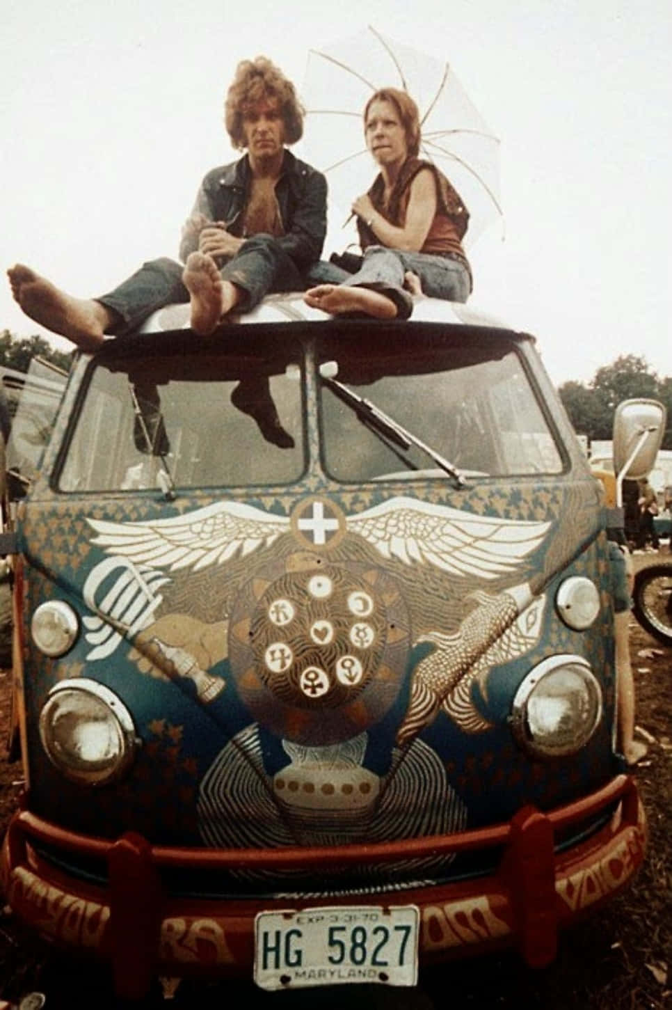 Einefriedliche Szene In Woodstock, 1969