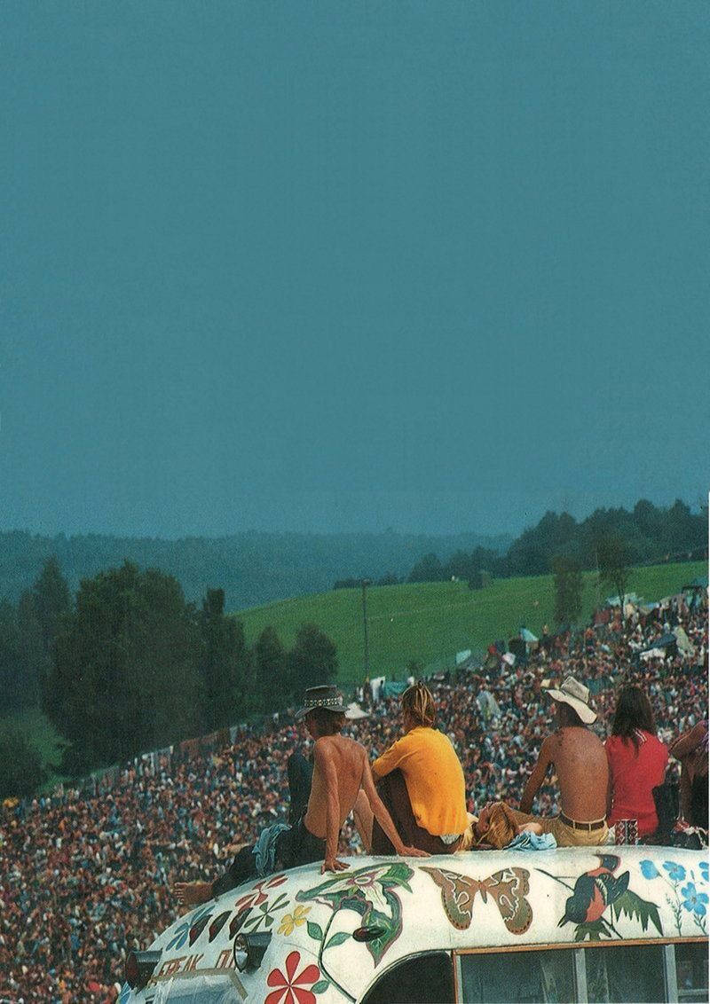 Woodstock View From Above Wallpaper