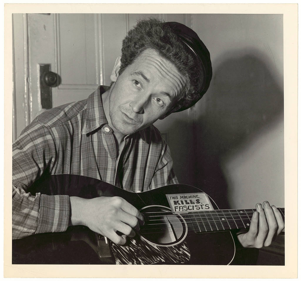Legendary Folk Music Icon, Woody Guthrie Wallpaper