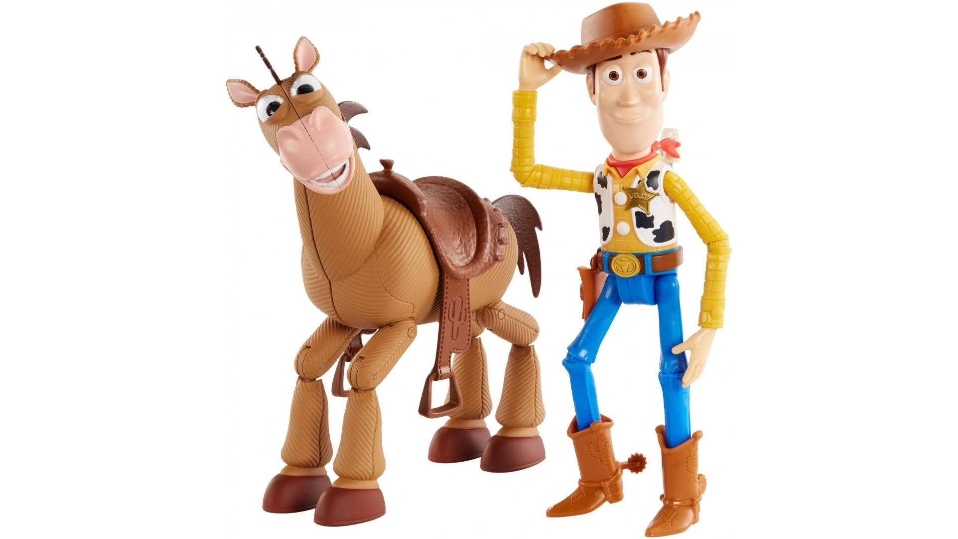 Woody Med Bullseye Toy Story Wallpaper
