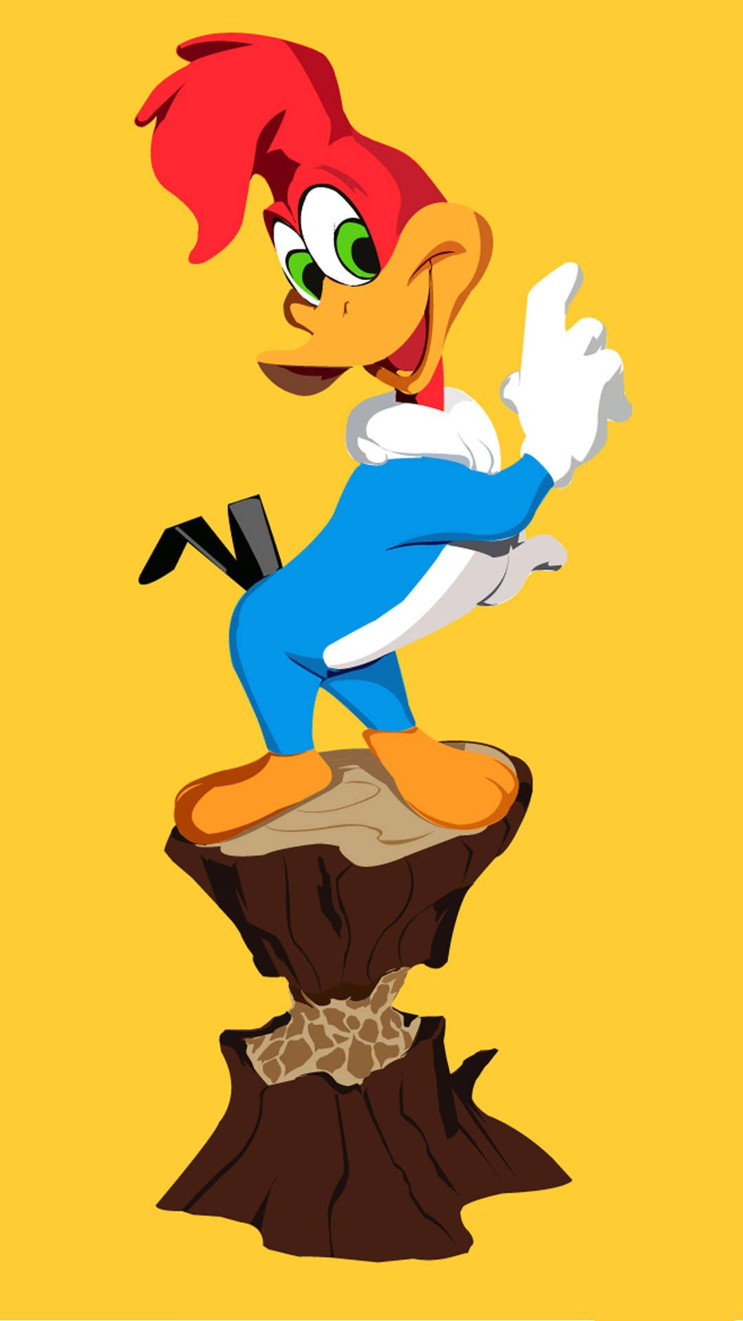 Woody Woodpecker, the iconic cartoon character Wallpaper