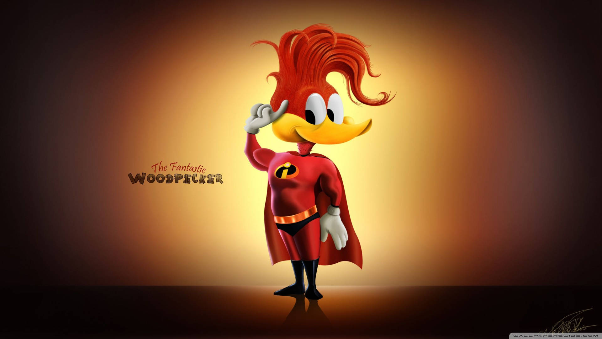 Get ready for some mischief and hijinks with Woody Woodpecker! Wallpaper