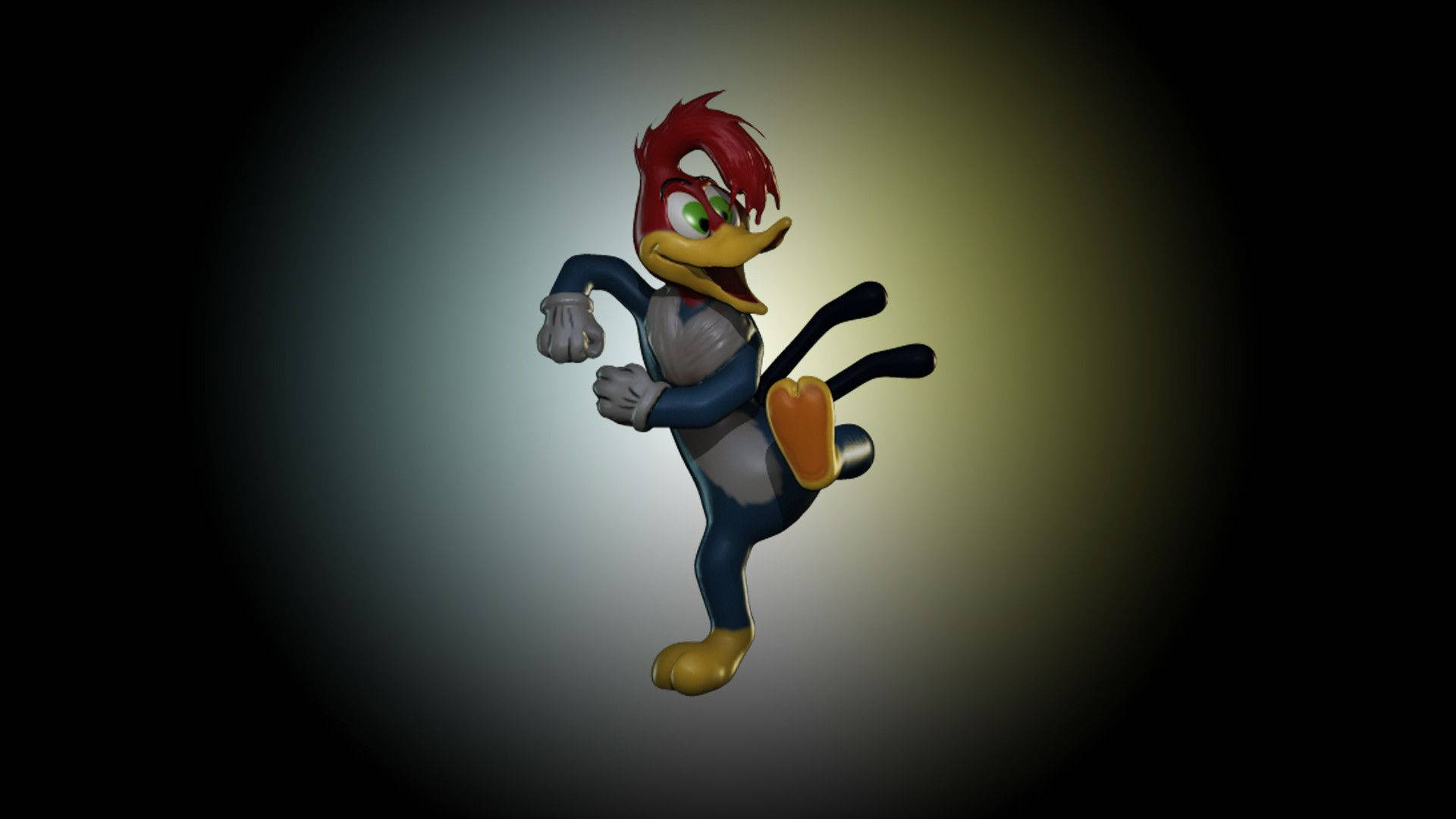 Woody Woodpecker posing for the camera Wallpaper