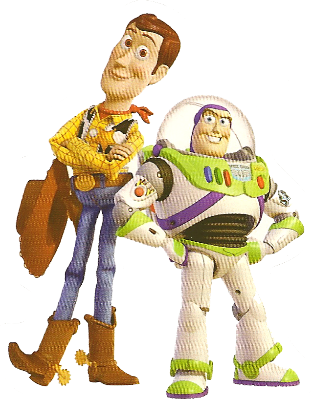 Woodyand Buzz Lightyear Toy Story Friends PNG