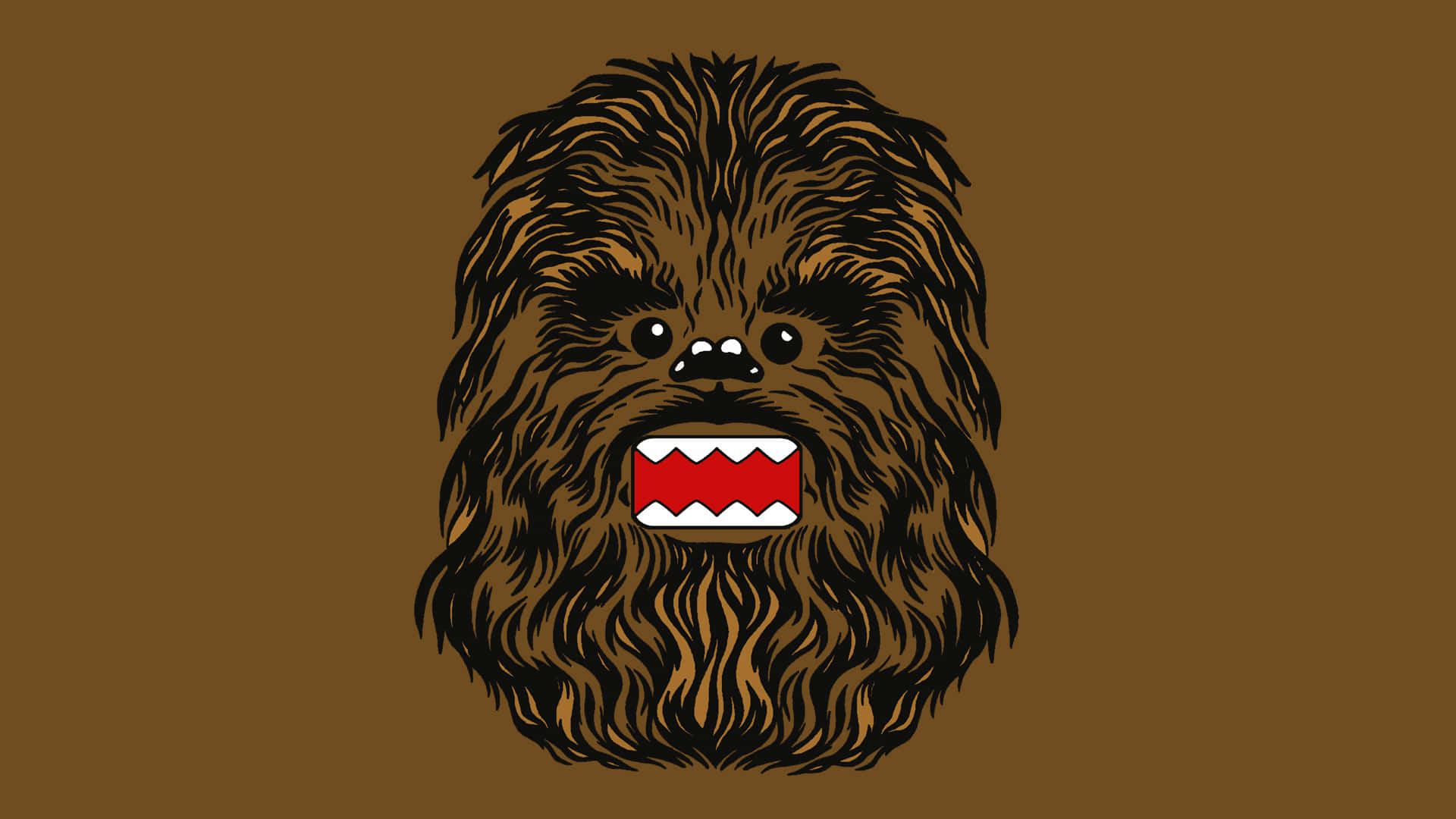 A Wookiee enjoying their home on Kashyyyk Wallpaper