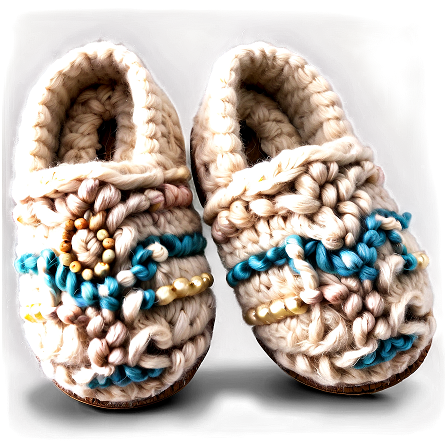 Wool Slippers Png 06202024 PNG