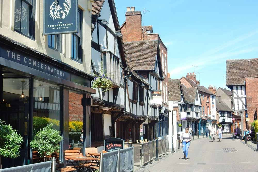 Worcester Historic Timber Framed Buildings Wallpaper