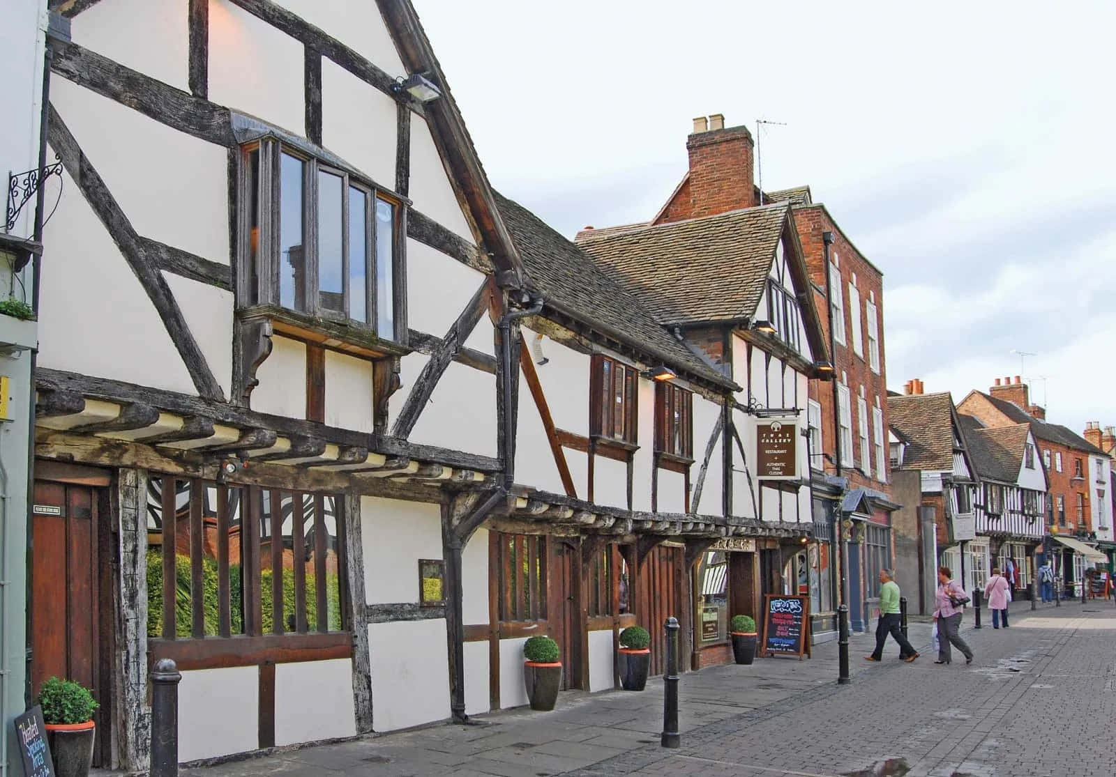 Worcester Historic Timber Framed Buildings Wallpaper