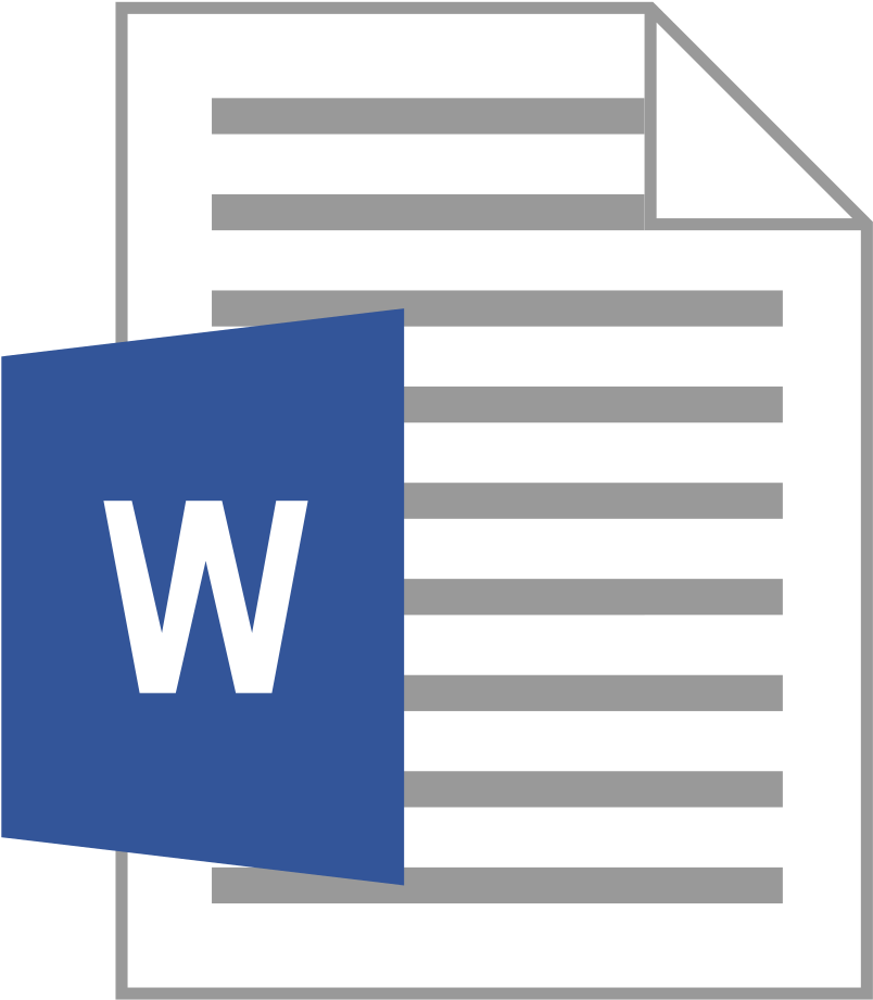 Word Document Icon PNG