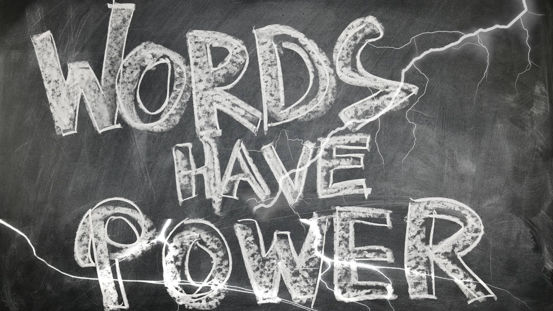 Chalkboard with the Word "Word" Wallpaper