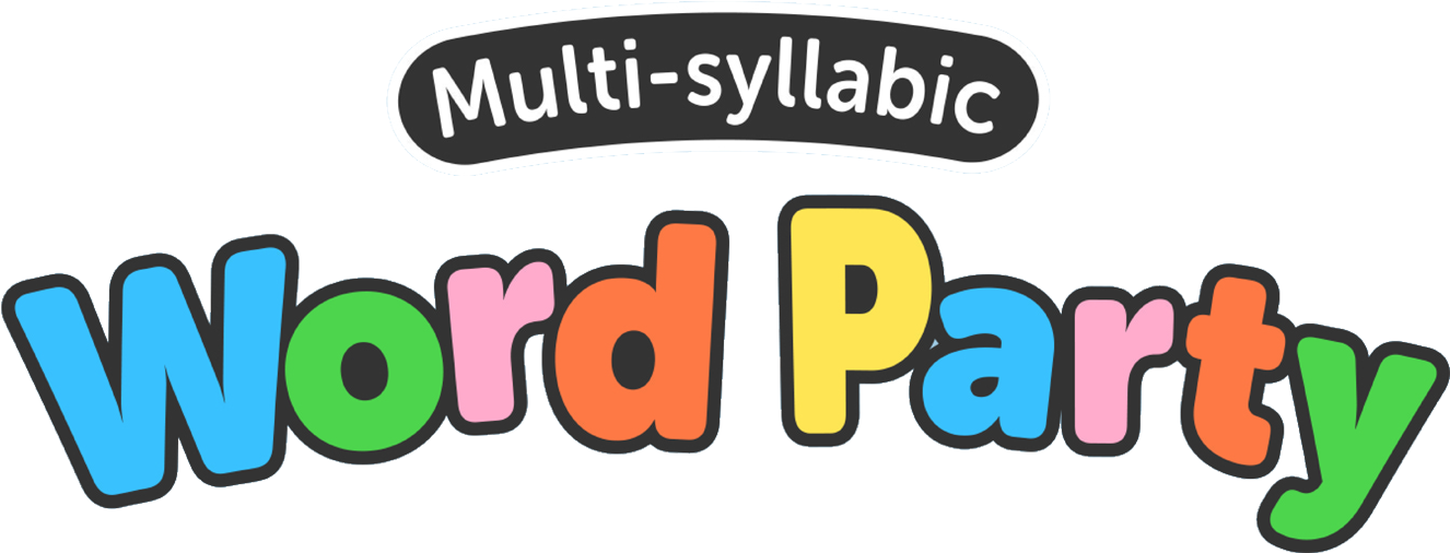 Word Party Logo Multisyllabic PNG