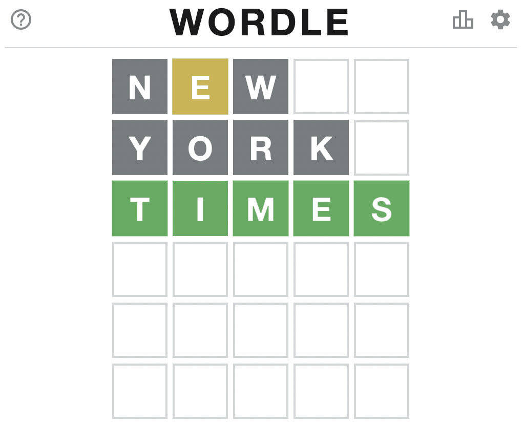 Wordleny Times Tiles - Baldosas De Ny Times En Wordle Fondo de pantalla