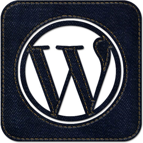 Wordpress Denim Style Logo PNG