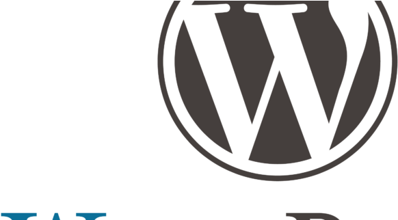 Wordpress Logo Blue Background PNG