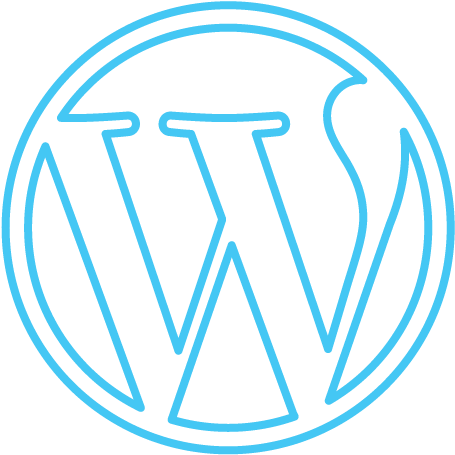 Wordpress Logo Outline PNG