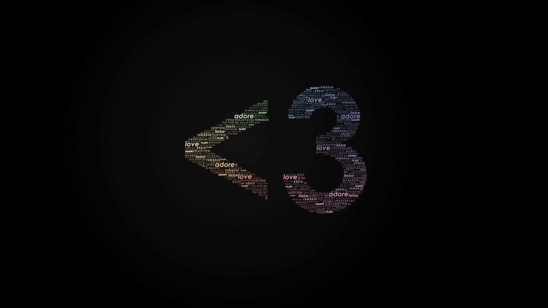A Black Background With The Word 3 On It