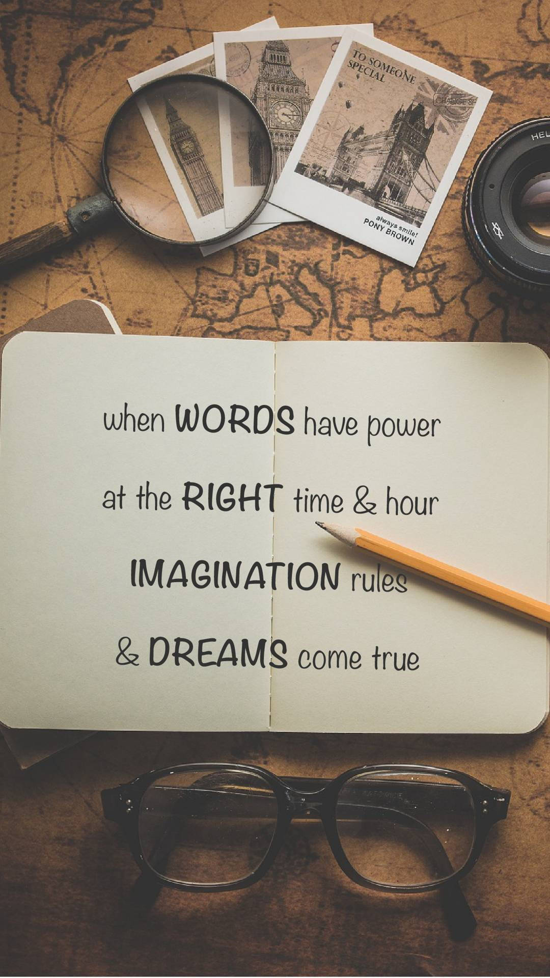 Words Have Power Motivational Quotes Aesthetic Wallpaper