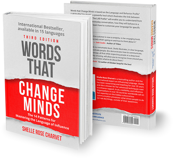 Words That Change Minds Book Cover PNG