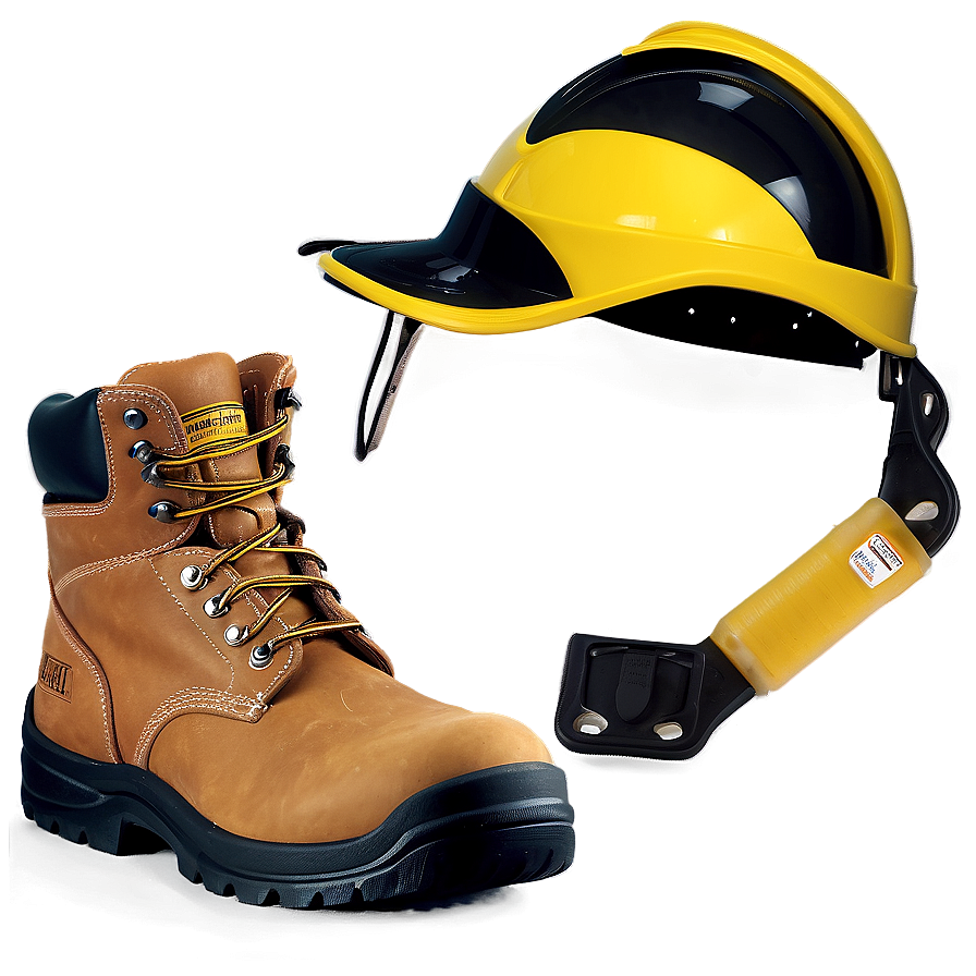 Work Boots And Safety Gear Png Tib PNG