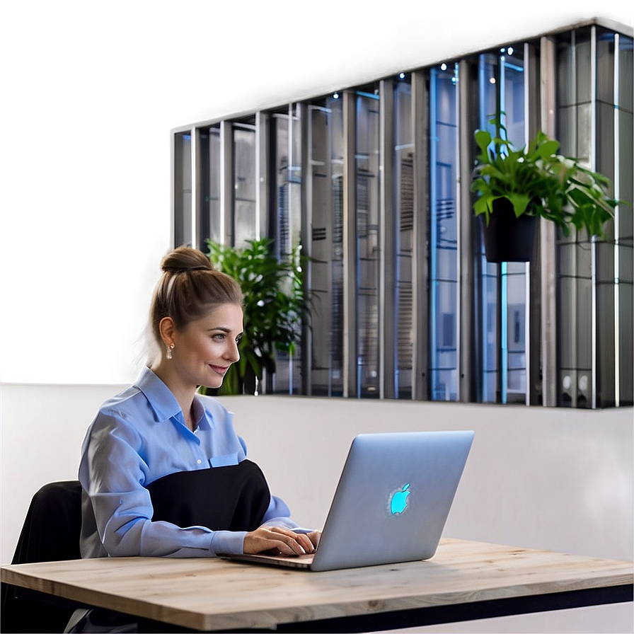 Working In Co-working Space Png Meb PNG