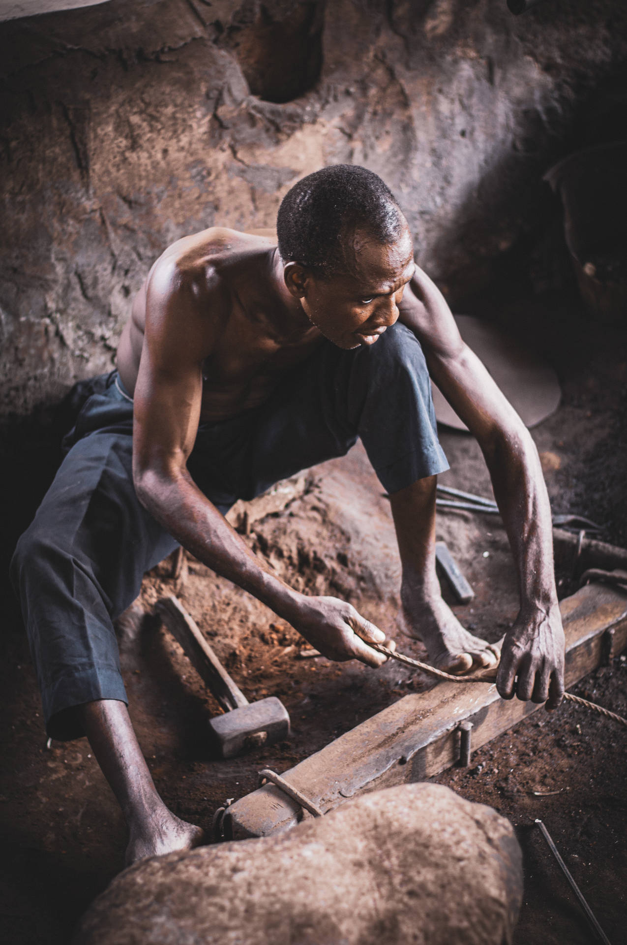Working Man Miner Wallpaper