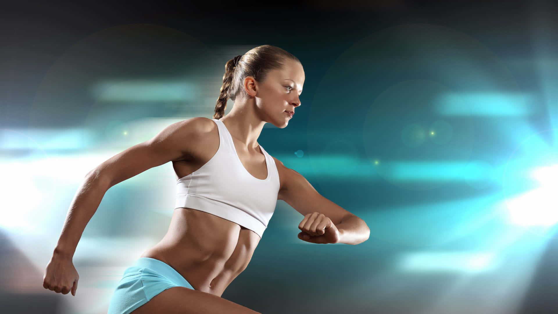 Womens Running Bare Tops  Blaze Push Up Sports Bra Winnie Smk