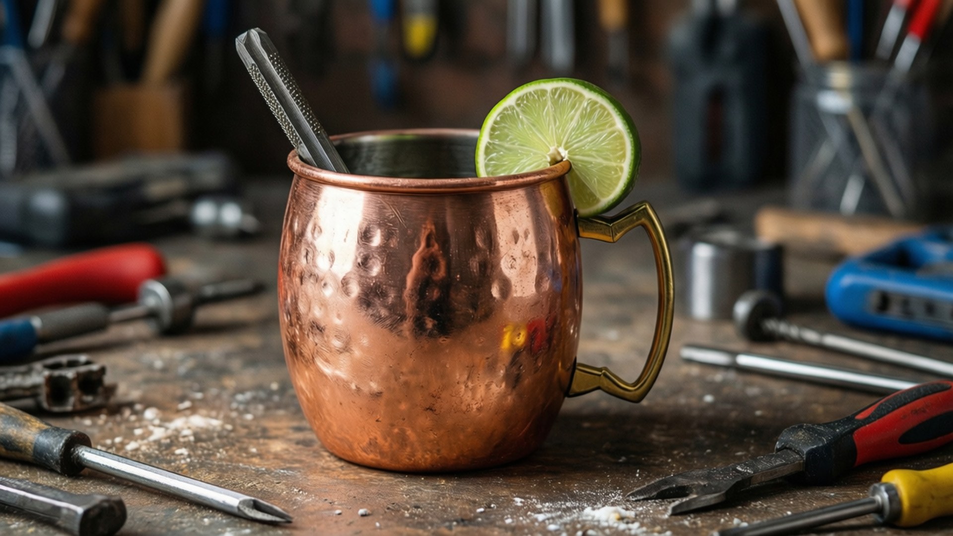 Workshop Man Cave Mule Papéis de Parede