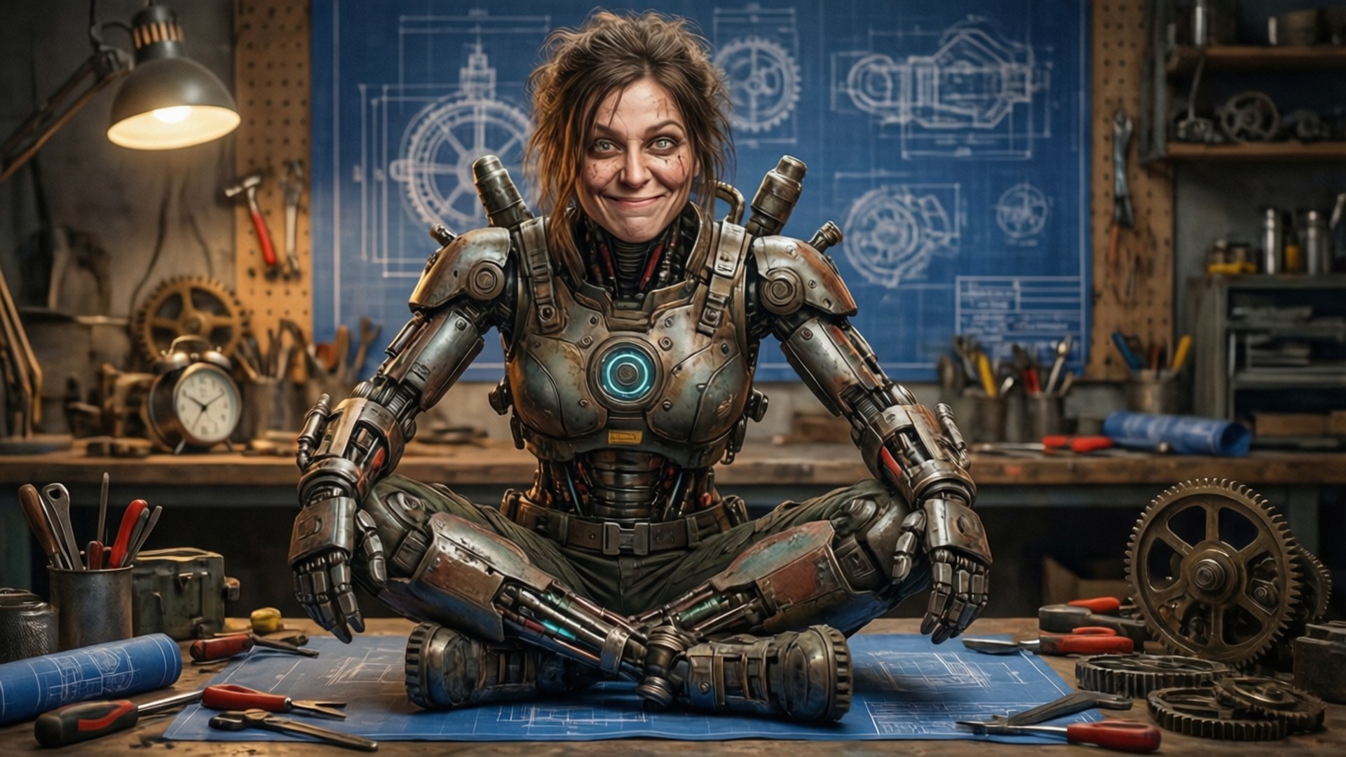 Workshop Queen Wallpaper