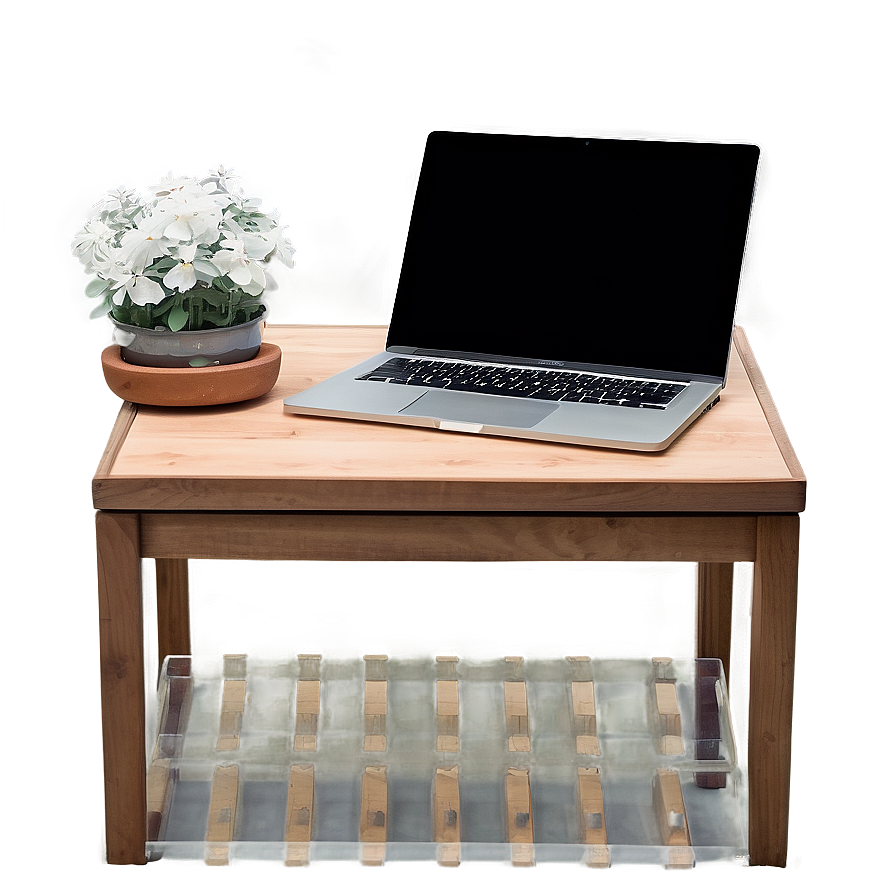 Workspace Setup With Laptop Mockup Png Yup PNG