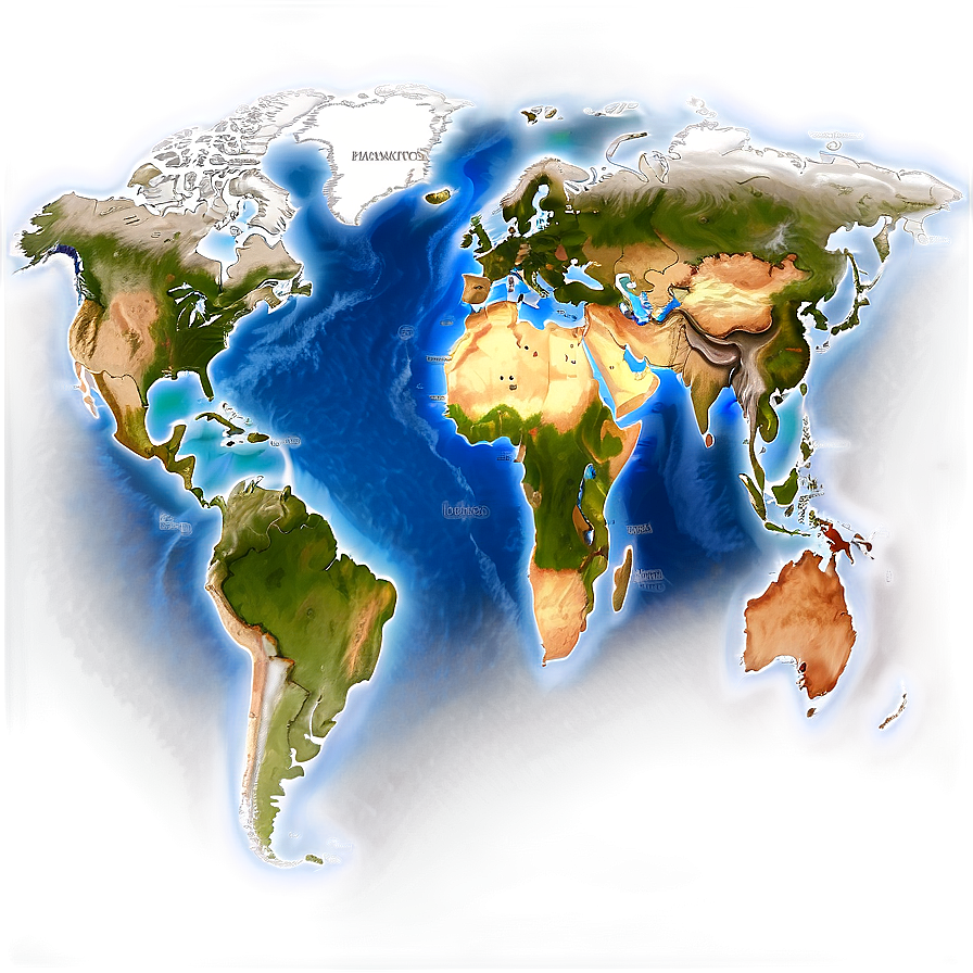World Atlas Map Png 40 PNG