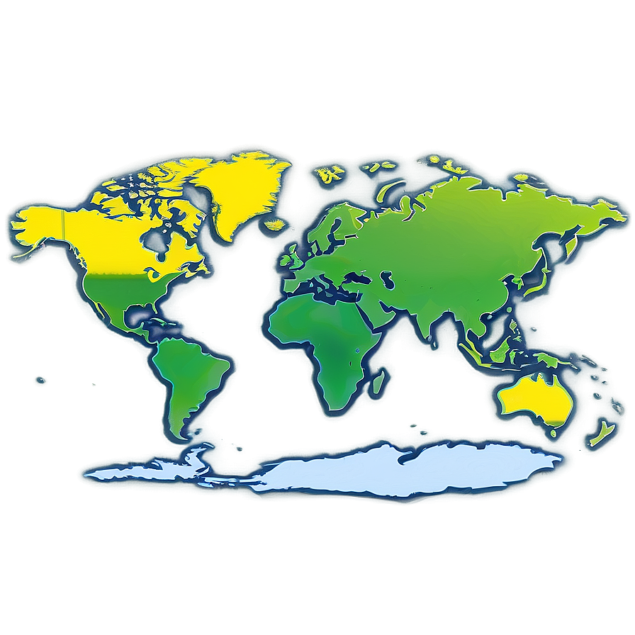 World Continents Outline Png Eil PNG