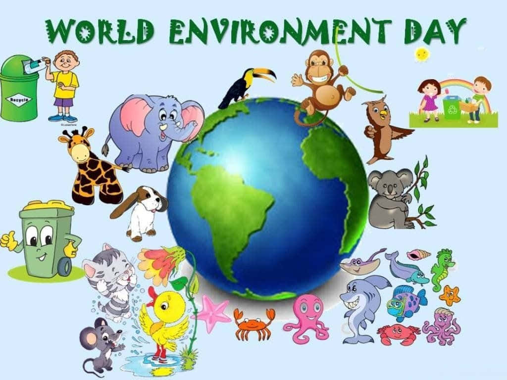 World Environment Day Planet Earth Animals Wallpaper