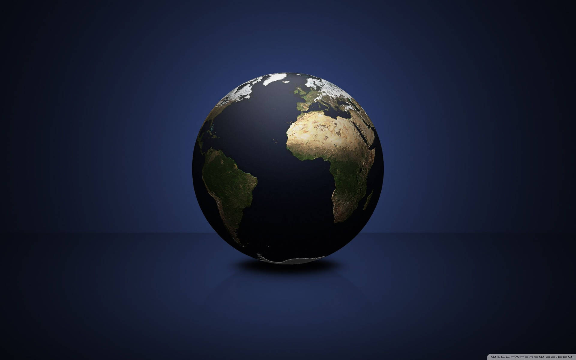 Our World in One Global Sphere Wallpaper