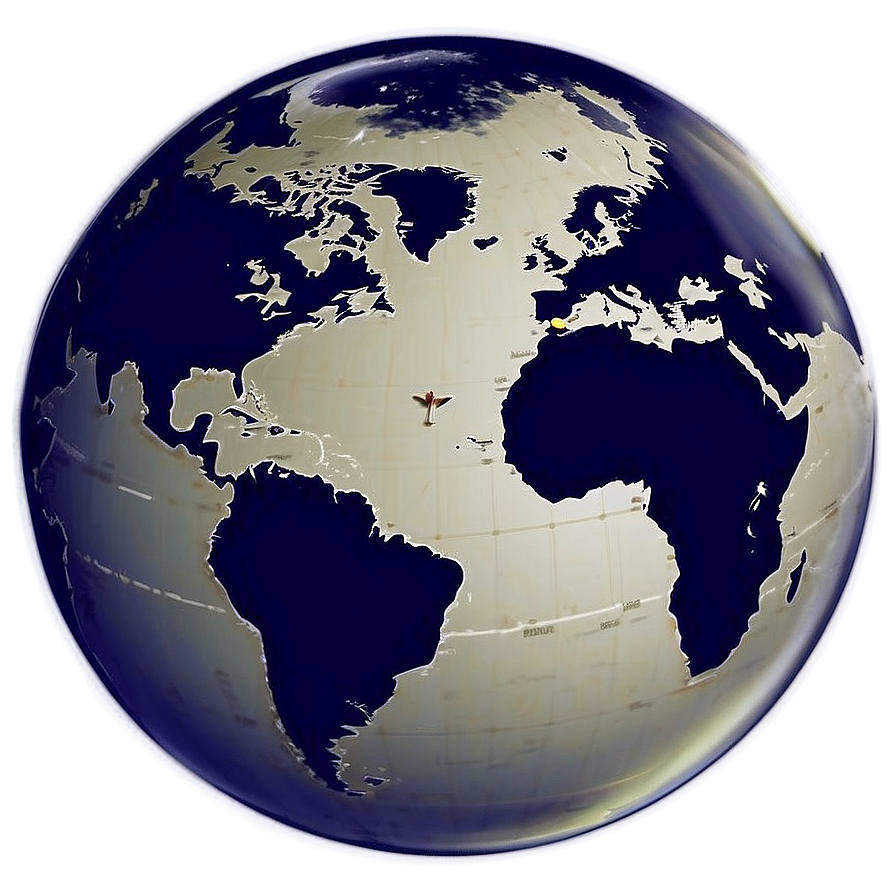 World Map Globe Png Tix43 PNG