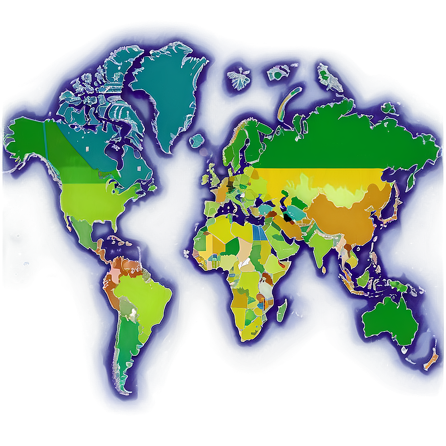 World Map Languages Spoken Png Vwa91 PNG