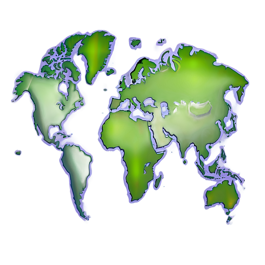 World Map Outline Craft Png Ddc PNG