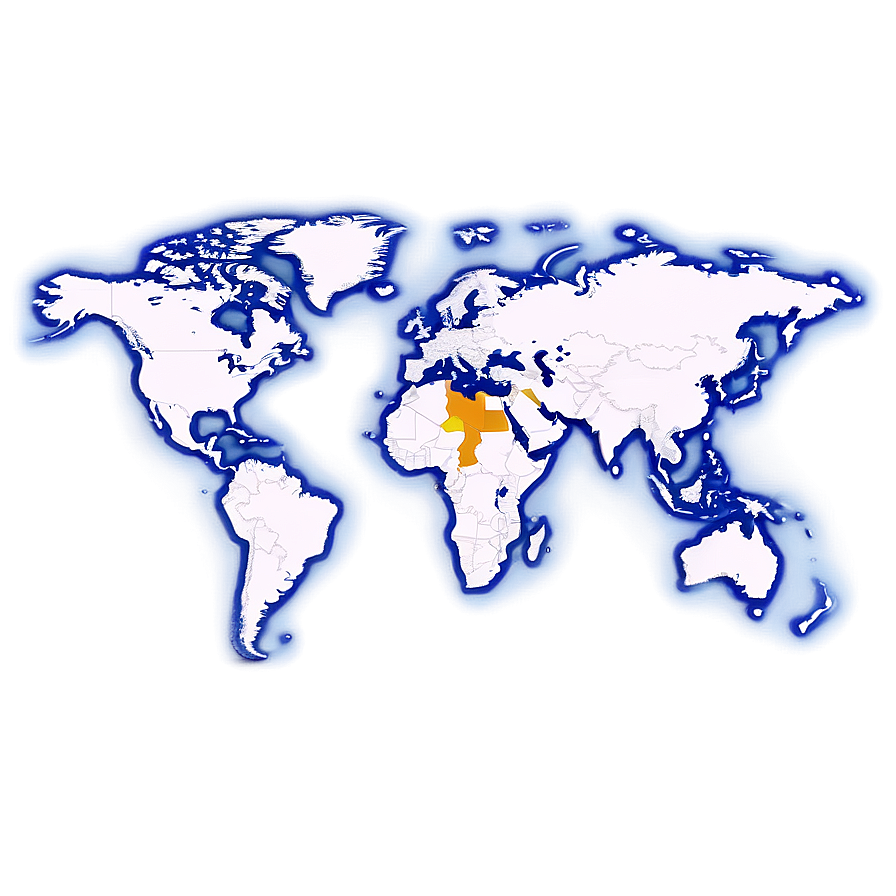 World Map Outline Geographical Png 4 PNG