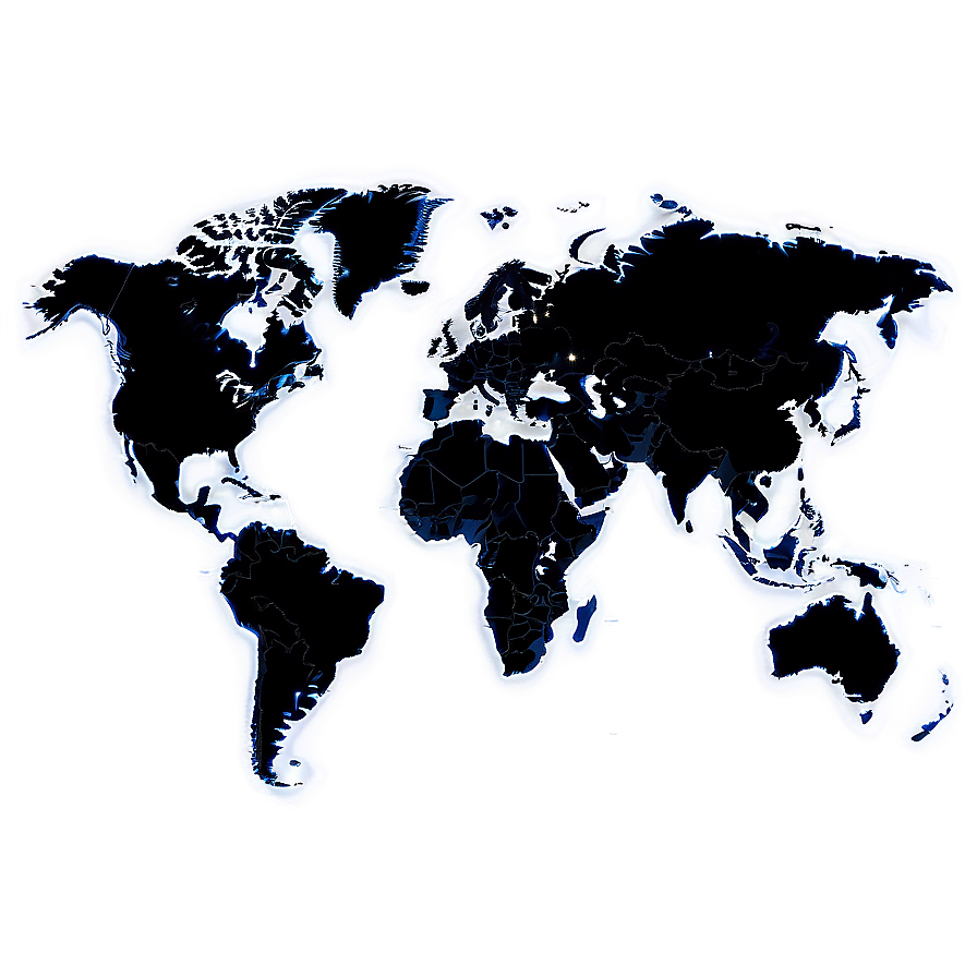 World Map Outline Transparent Png Oii93 PNG