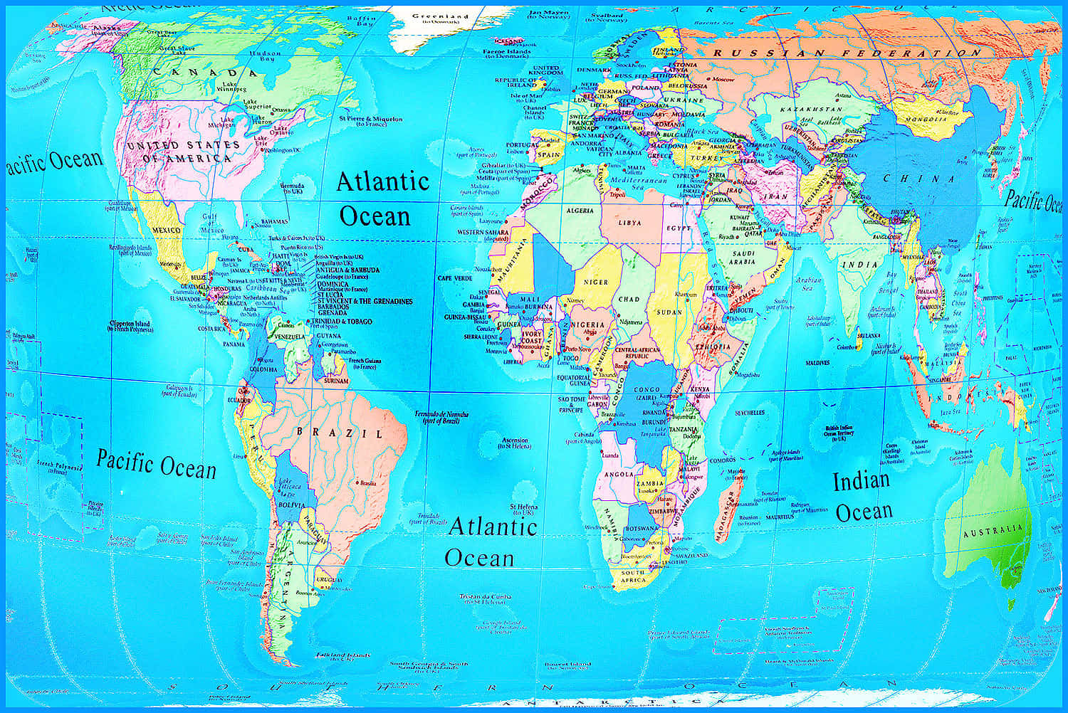 World Map Pictures