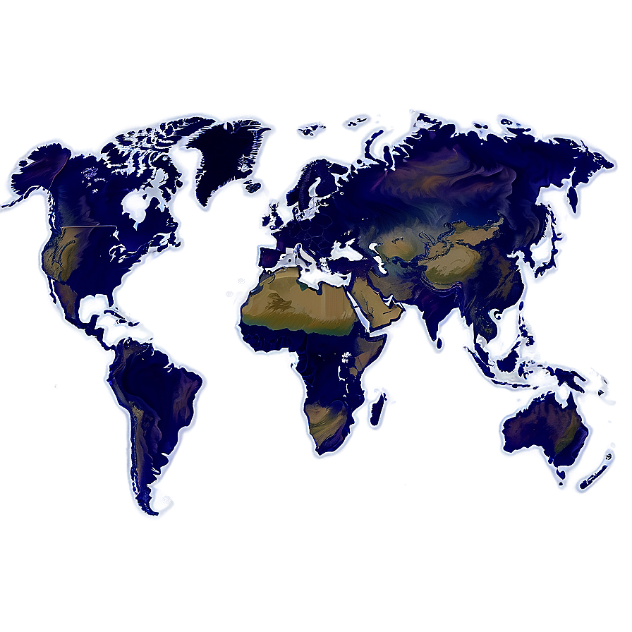 World Map Tectonic Plates Movement Png Stl PNG