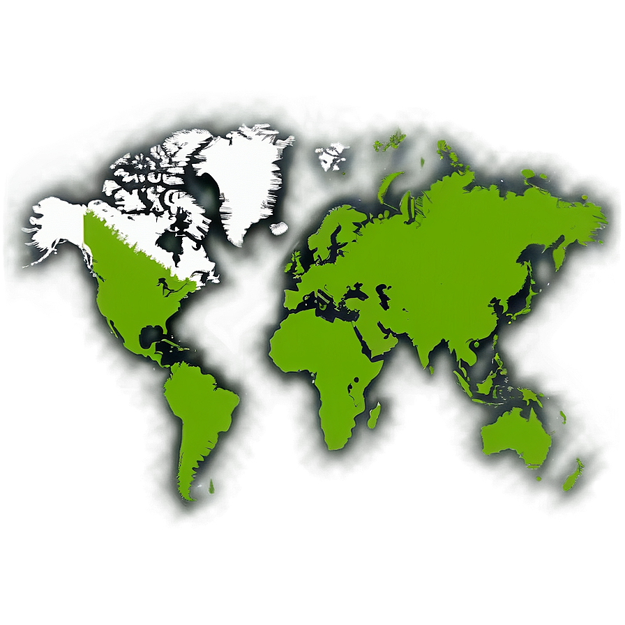 World Map Vector Black And White Png 06262024 PNG