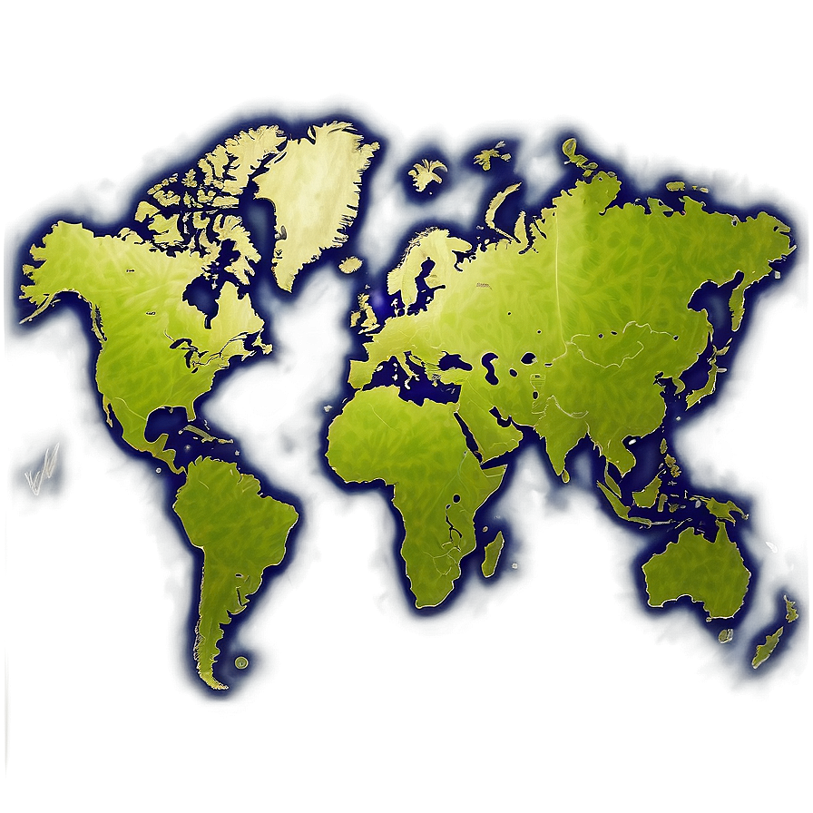 World Map Vector For Wall Art Png 06262024 PNG