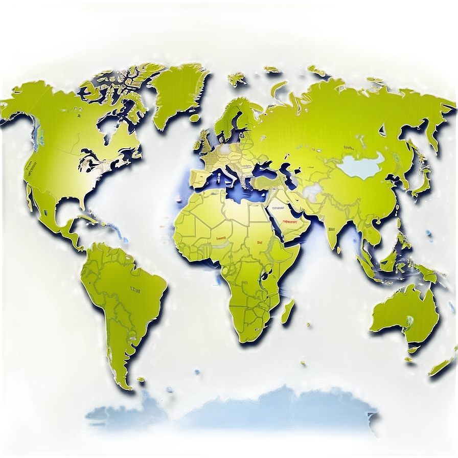 World Map Vector With Countries Png 90 PNG