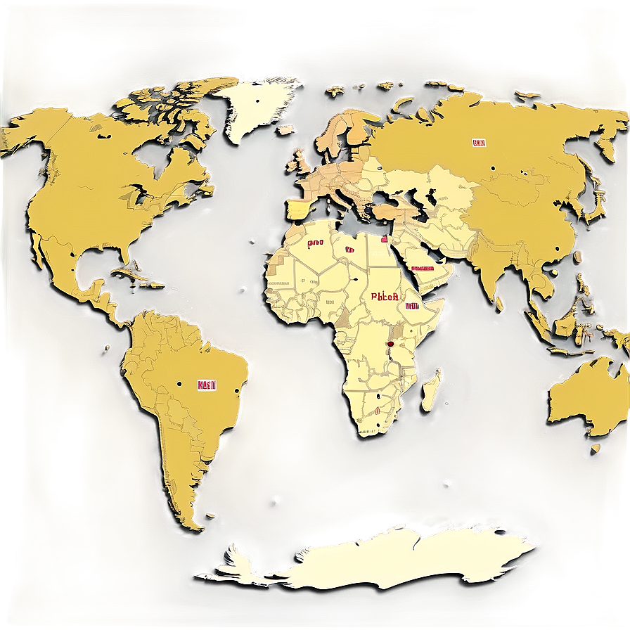 World Map With Capitals Marked Png 40 PNG