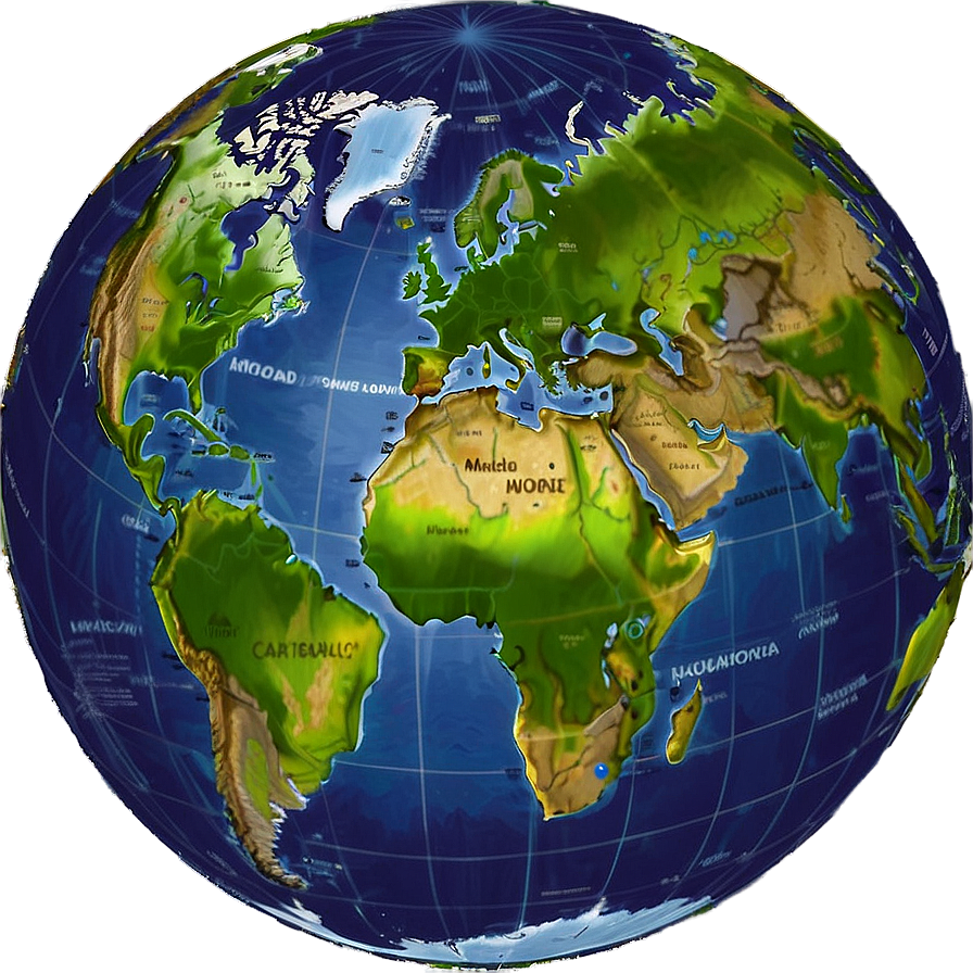 World Map With Latitude And Longitude Png 21 PNG