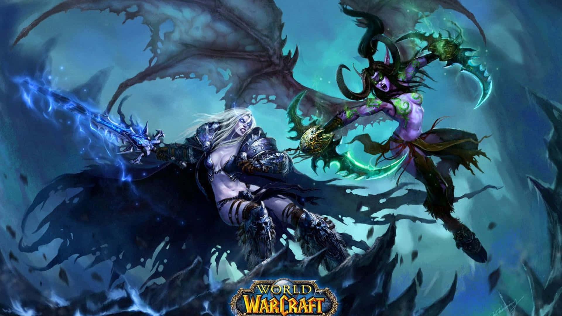 Utforskaworld Of Warcraft I Hög Kvalitet. Wallpaper