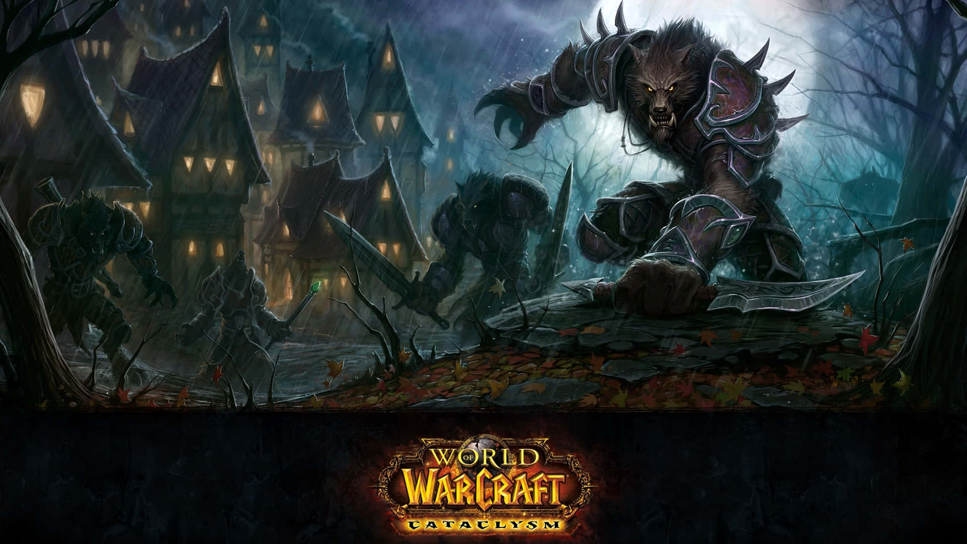 Udforsk Azeroth med World Of Warcrafts ikoniske figurer. Wallpaper