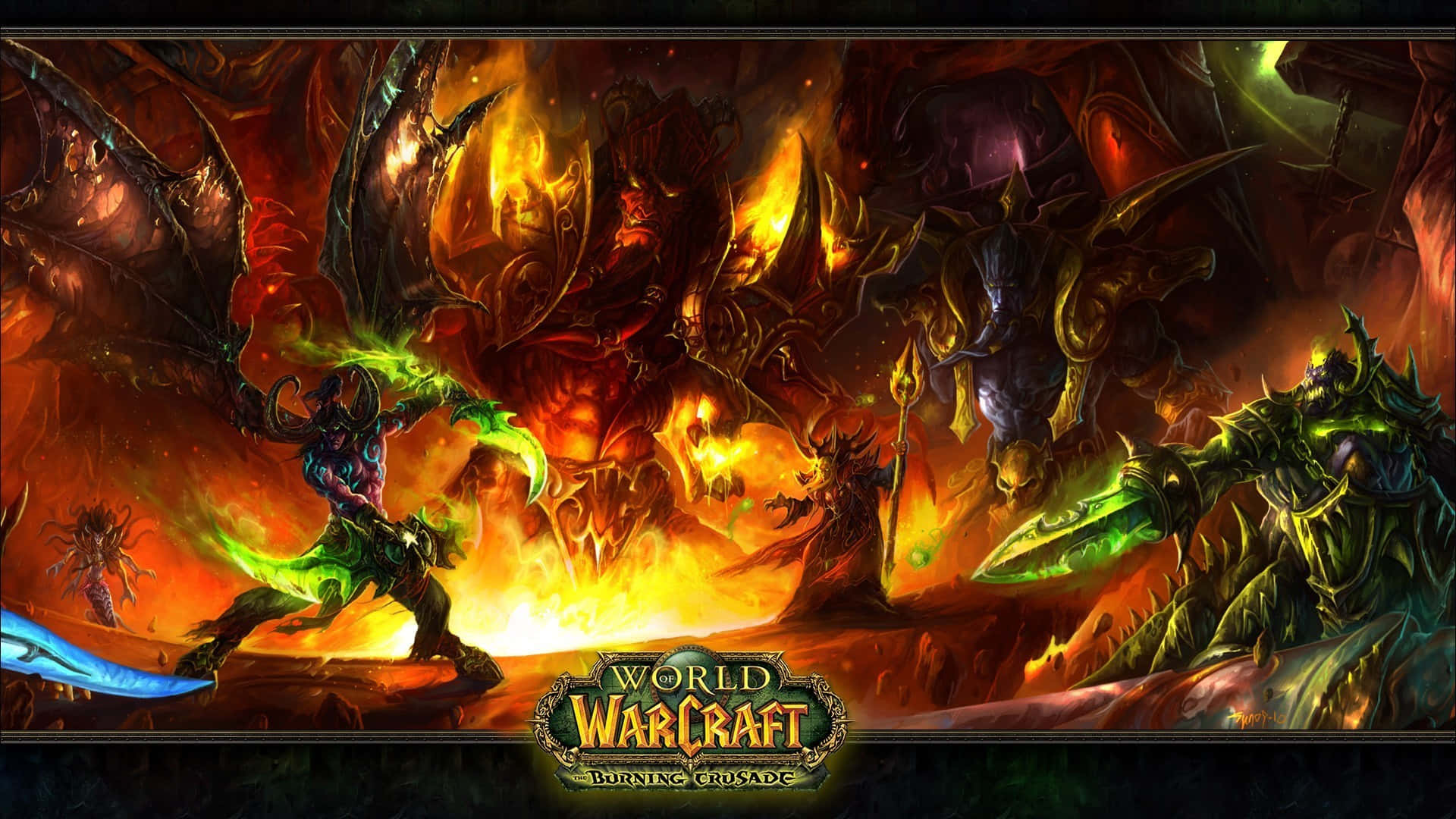 "Take on the World of Warcraft" Wallpaper