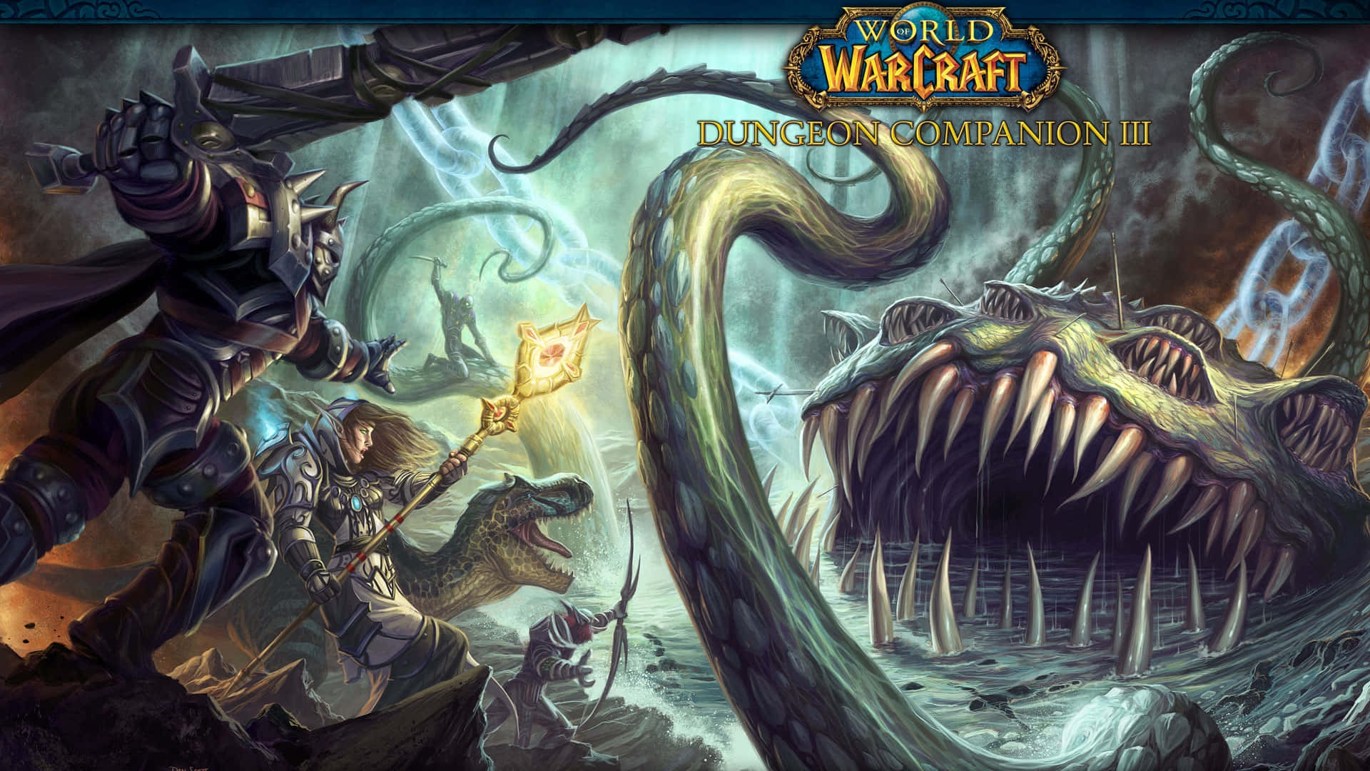 Exploreo Mundo Fantástico De Warcraft Em Seu Papel De Parede De Computador Ou Celular. Papel de Parede